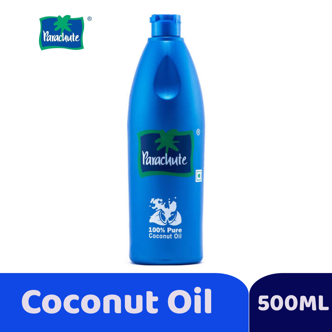 PARACHUTE 100% PURE COCONUT OIL 500ML           