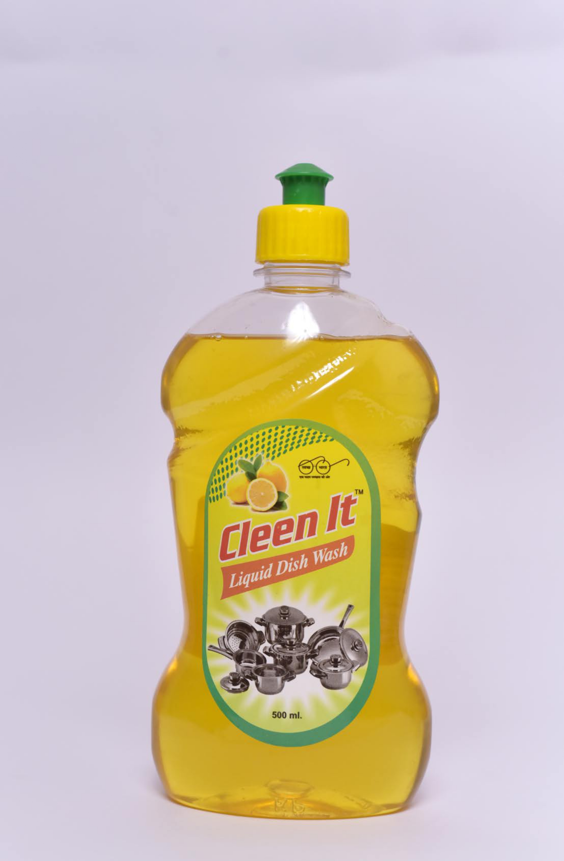 CLEEN IT LIQUID DISHWASH WITH LEMON 500ml       