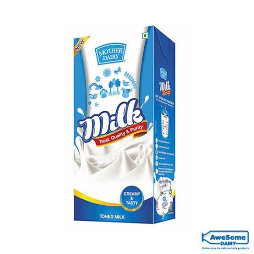  Mother Dairy 1 Litre Toned Milk,